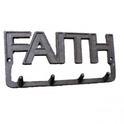 56579 - FAITH SIGN 4 HOOKS